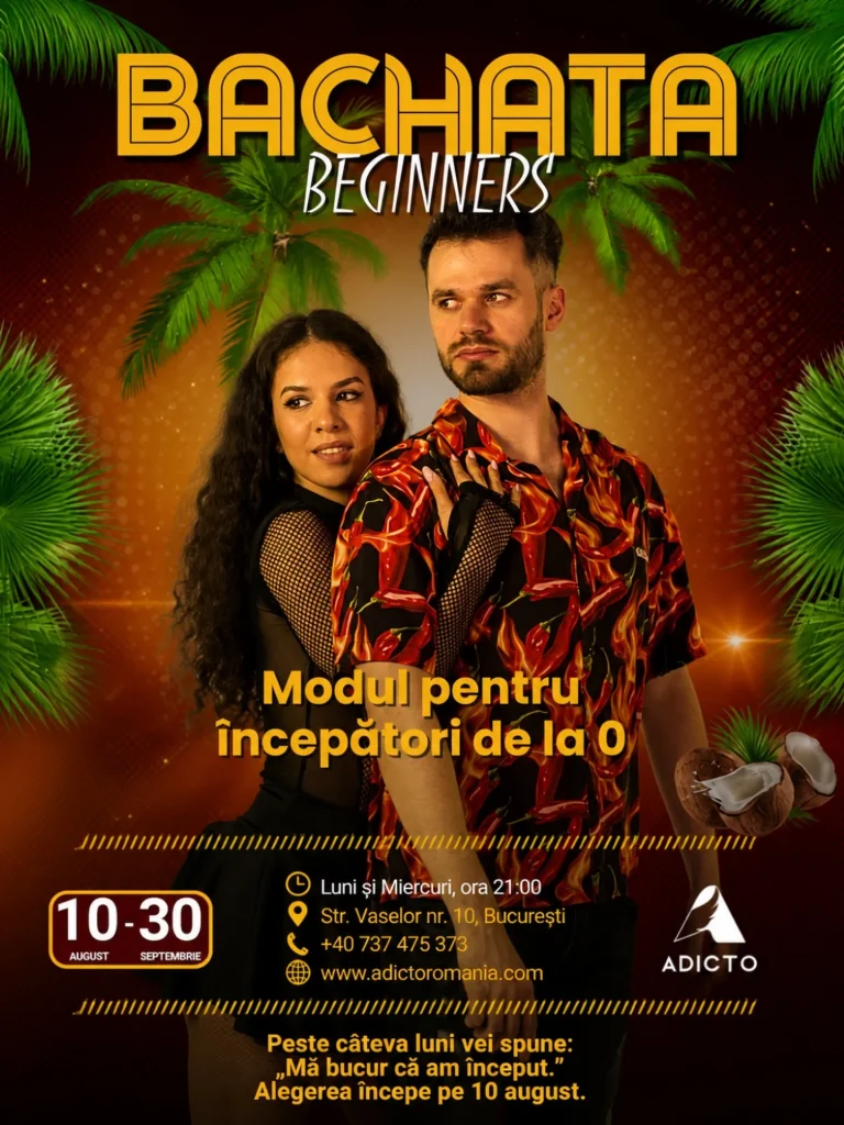 Adicto Romania - Andrei & Alexandra - modul pentru incepatori de la 0 de bachata