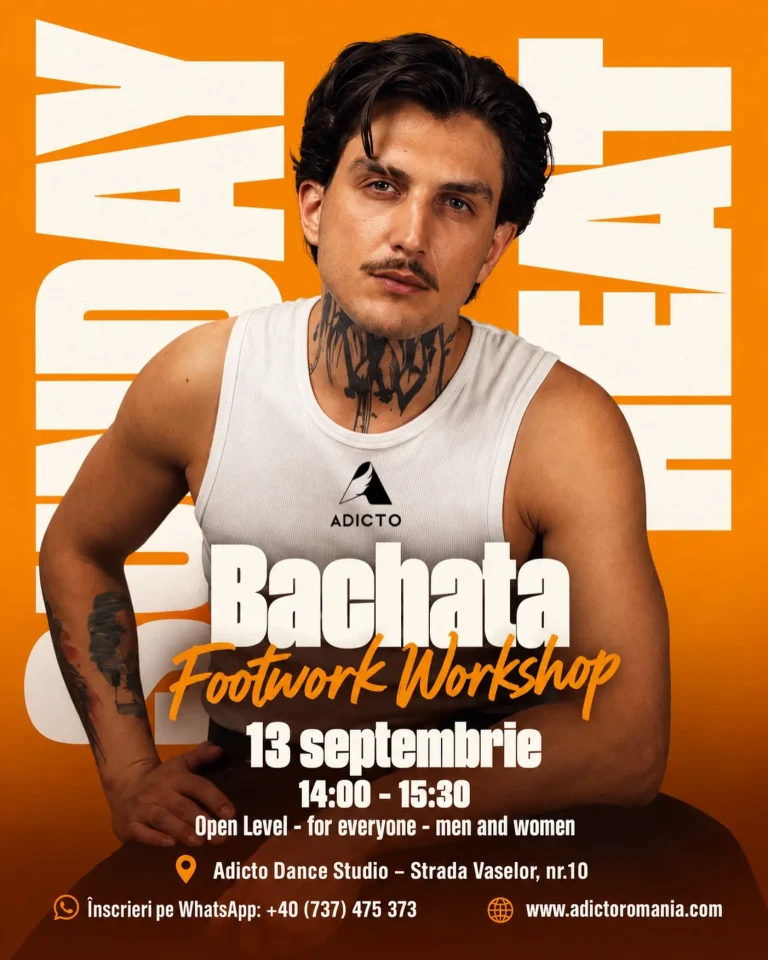 Adicto Romania - Rusu - Bachata Footwork Workshop